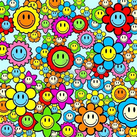 Flower Smiley Face Wallpaper 7 Flowers With Smiley Faces Ideas Goawall