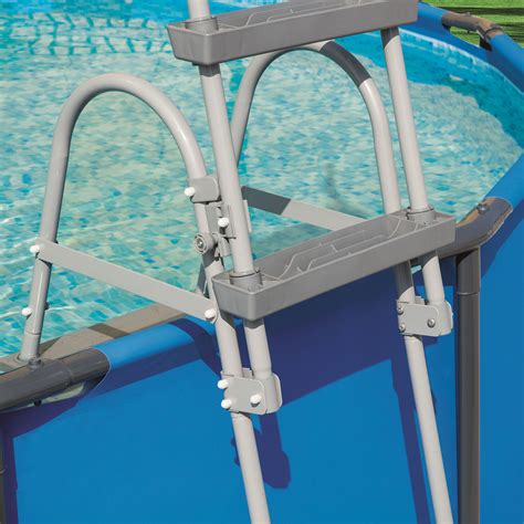 Bestway Safety Pool Ladder With Removable Step For Above Ground Pool Up