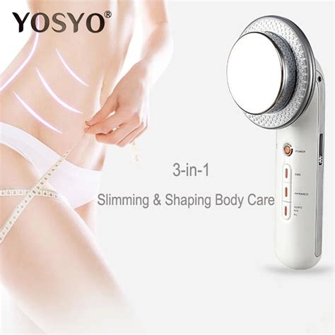 3 in 1 body beauty slimming massager 1 mhz ultrasonic ultrasound micro current ems infrared heat