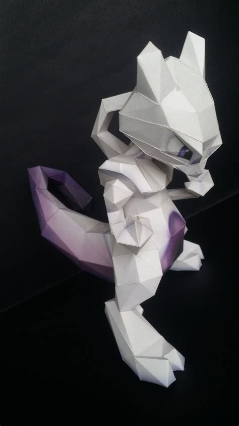 Pokemon Papercraft Mewtwo By Guillermomate On Deviantart