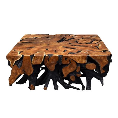 Get high quality coffee tables in singapore in a wide range of materials and designs. Lacquered Teak Root Square Coffee Table For Sale at 1stdibs