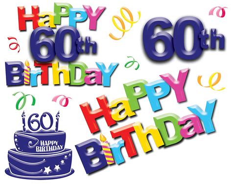 60th Birthday Clipart Images 20 Free Cliparts Download Images On