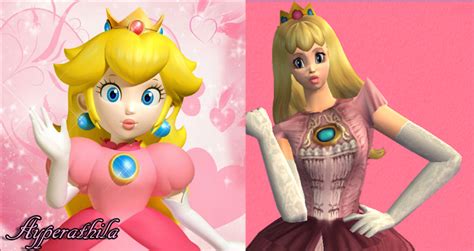 Mod The Sims Princess Peach Sim Dress Crown Hair And Dress Re Colors