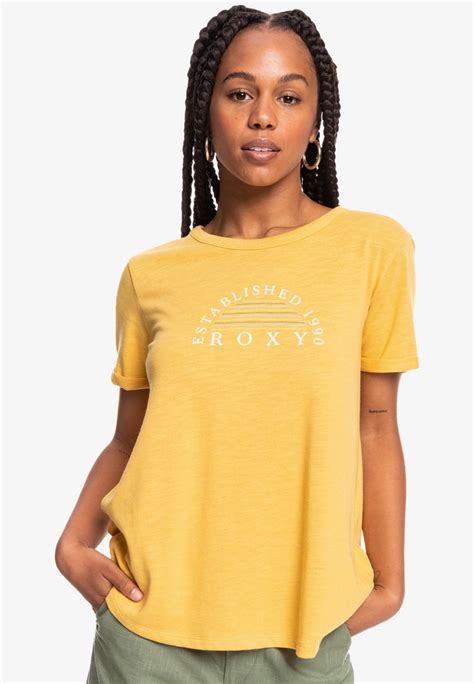 Roxy T Shirt Imprimé Ochreocre Zalandofr