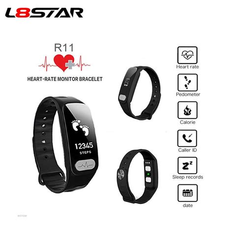 L8star Smart Band R11 Ecg Ppg Oxygen Hrv Heart Rate Meter Passometer
