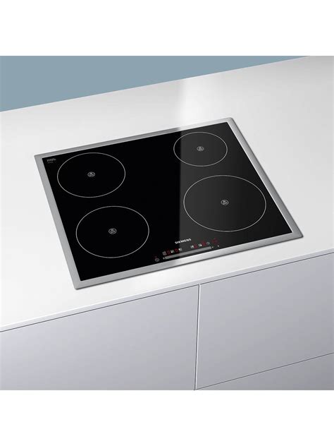 Siemens Eh645fe17e Induction Hob Black At John Lewis And Partners