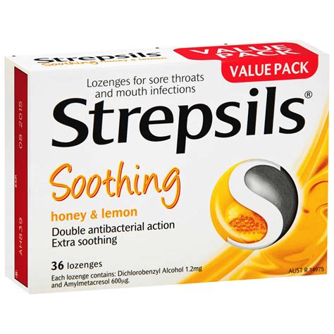 Along with a sore throat, what are other cold symptoms? Strepsils Soothing Honey & Lemon Lozenges 36 Pack | BIG W