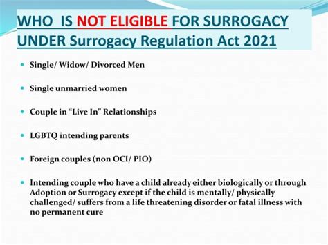 Surrogacy Regulation Act 2021