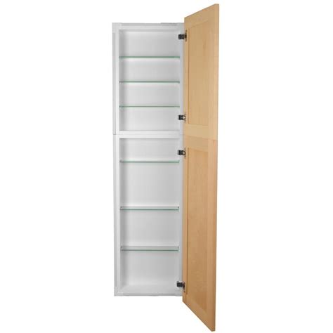 Jensen 781037 builder series frameless medicine cabinet. Silverton 14 in. x 56 in. x 4 in. Frameless Recessed ...