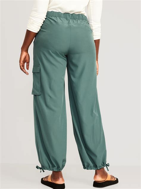 High Waisted Stretchtech Wide Leg Cargo Pants For Women Old Navy