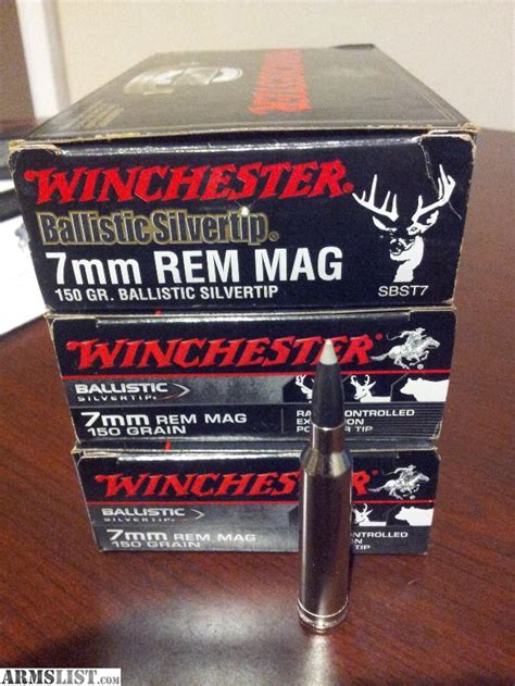Armslist For Sale Winchester Ballistic Silvertip 7mm Rem Mag