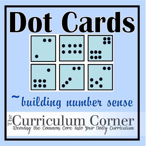 Numbers Counting And Ordering Math Number Sense Dot Cards Number Sense