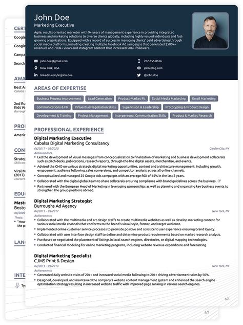 8 Erfolgreiche Senior Lebenslauf Vorlagen Curriculum Vitae Für 2021