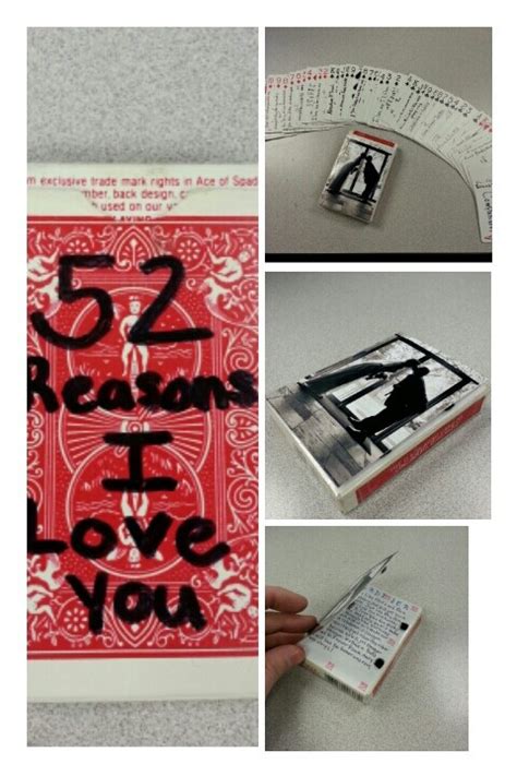 52 Reasons I Love You Deck Of Cards For Valentines T For My Hubby