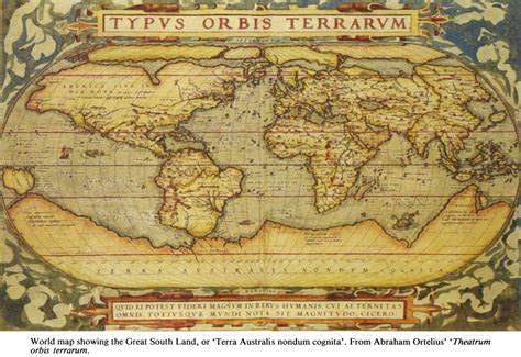 Terra Australis était Un Continent Imaginaire Apparaissant Sur Les