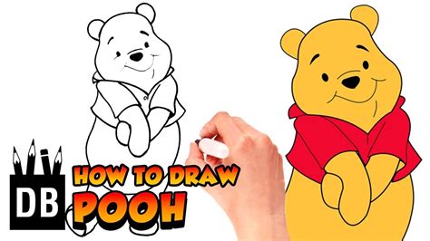 How To Draw Pooh Bear Step By Step Drawing Guide By Dawn DragoArt