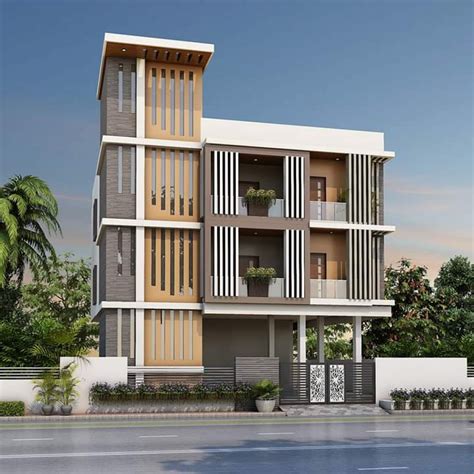 Triplex House Elevation Design Best Exterior Design Architectural