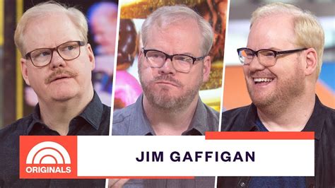 comedian jim gaffigan crashes today explains why he loves eating and more today youtube