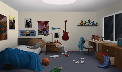 Boys Room Background With Different Angle Art Resources Episode