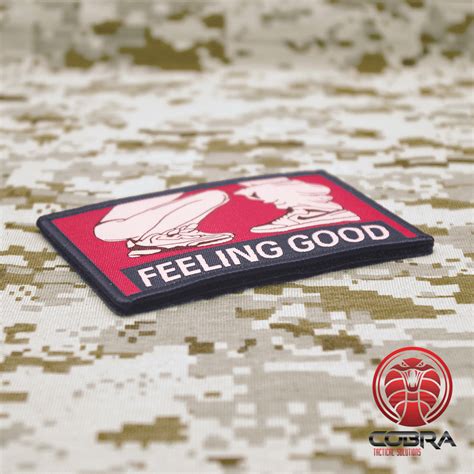 Feeling Good Sexy Funny Military Patch Velcro Military Airsoft
