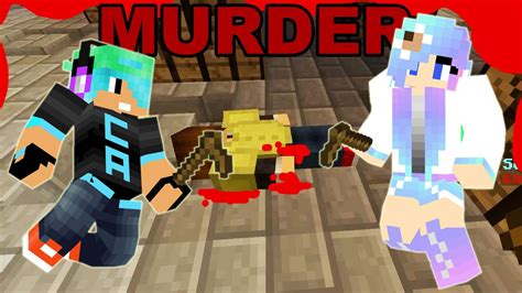 Minecraft Murder Mystery Mini Game Cookieswirlc Youtube