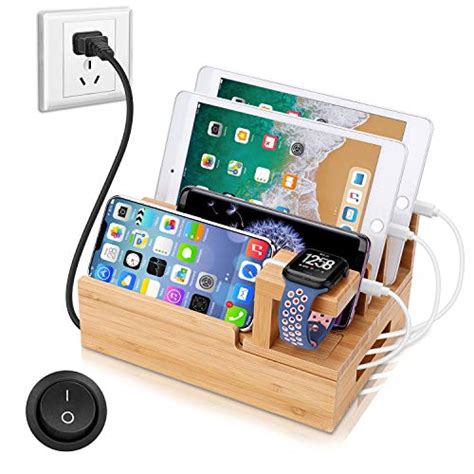 Othoking Bamboo Charging Station With Qc