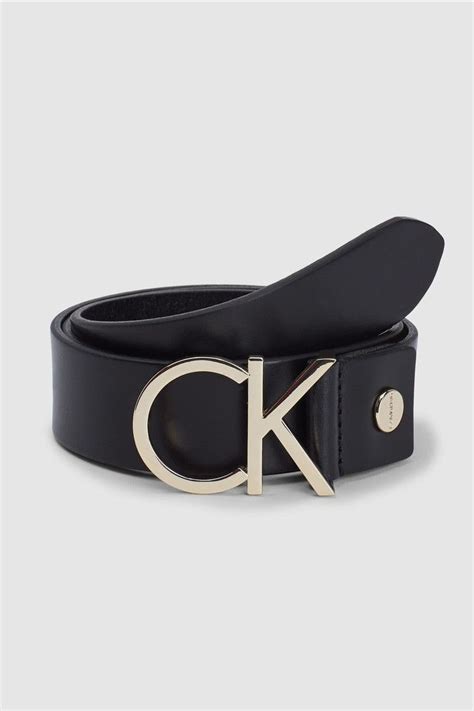 Made From 100 Smooth Leather This Belt Has An Iconic Ck Belt Buckle