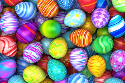 Easter Eggs With Different Patterns Jigsaw Puzzle Holidays Easter