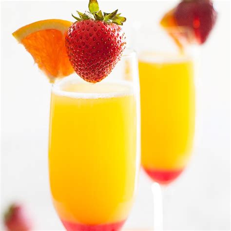 Strawberry Mimosas