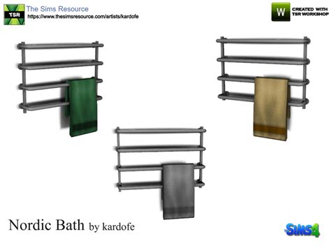 The Sims Resource Kardofenordic Bathtowel Rail