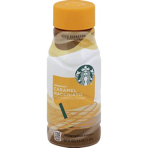 Starbucks Iced Espresso Classics Espresso Beverage Chilled Caramel