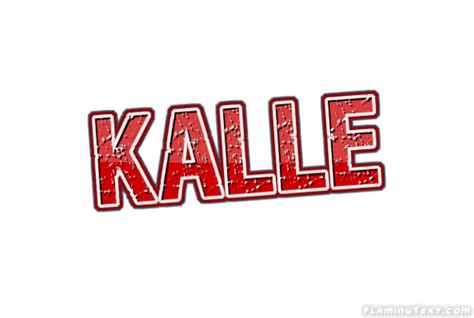 Kalle Logo Herramienta De Diseño De Nombres Gratis De Flaming Text