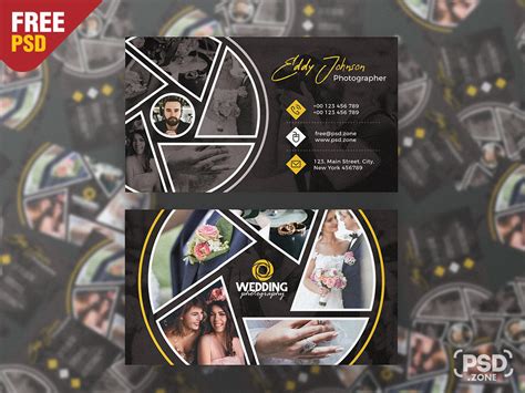 Maybe you would like to learn more about one of these? Wedding Photographer Business Card PSD - PSD Zone
