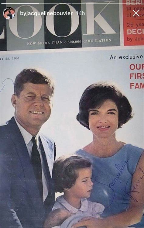 The Cover Of Look Magazine With An Image Of John F Kennedy And His Wife