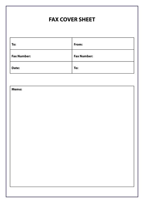 Free Basic Fax Cover Sheet Template Pdf Word