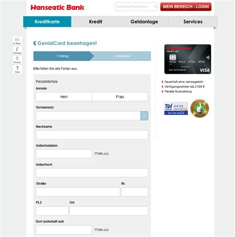Was kann die hanseatic bank genialcard? Hanseatic Bank GenialCard Kreditkarte » Testbericht ...