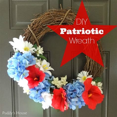 Diy Patriotic Wreath Puddys House