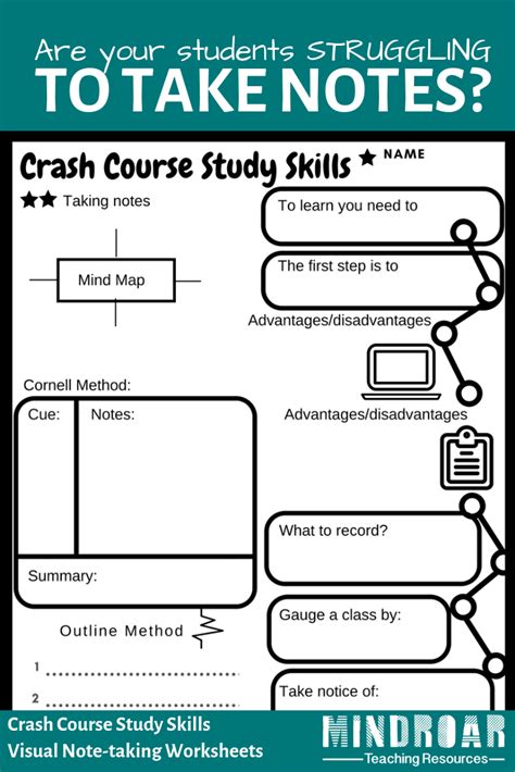 Crashcourse Study Skills Taking Notes Episode 1 Study Skills Study