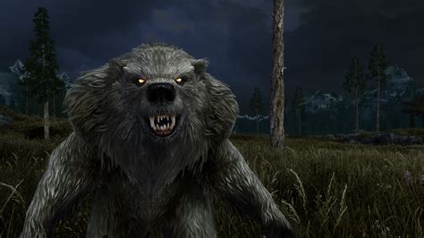 White Werebear At Skyrim Special Edition Nexus Mods And Community