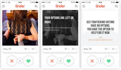clever campaign uses tinder to tell men about irish sex trafficking