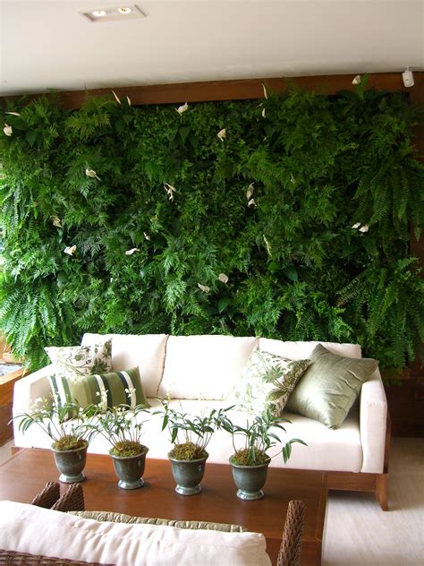 Green Living Room Vertical Garden Indoor Indoor Plant Wall