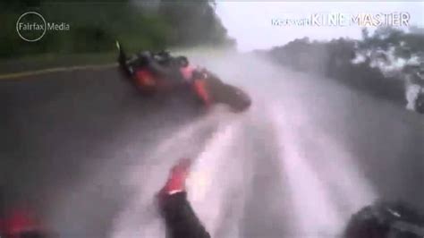 Spectacular Motorcycle Crash Caught On Camera Youtube