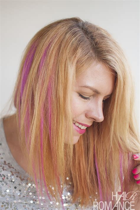 How To Diy Pink Highlights In Your Hair Hair Romance