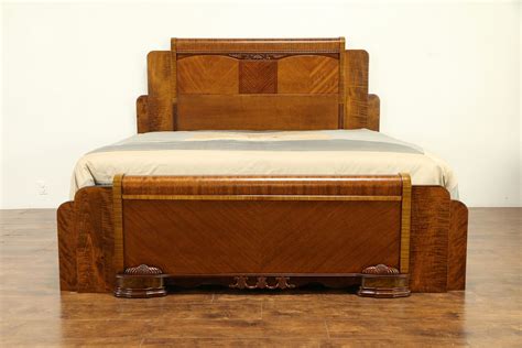 art deco waterfall 1930 s vintage bedroom set king size bed 32673 ubicaciondepersonas cdmx
