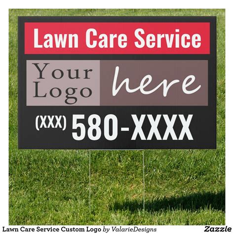 Lawn Care Service Custom Logo Sign Lawn Care Lawn Care