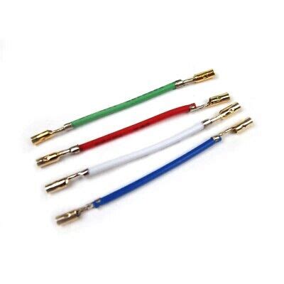 NEW Turntable Phono Cartridge Headshell Wires Leads Cables Fits