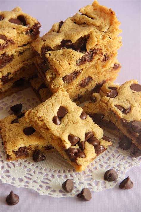 Why can't we have a treat and be able to enjoy the taste of the flour or spices or even the added accoutrements, like raisins and chocolate chips, not just the. Gooey Brown Sugar Chocolate Chip Bars - Diary of A Recipe ...