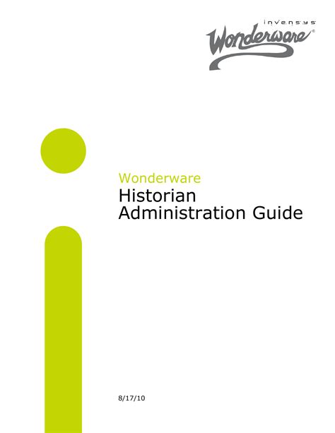 Wonderware Historian Administration Guide Manualzz