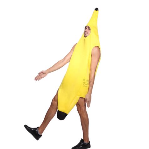 unisex banana split costume fancy dress bachelor stag night fruit party ebay
