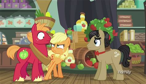 1268762 Safe Screencap Applejack Big Macintosh Filthy Rich